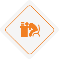 Office worker icon