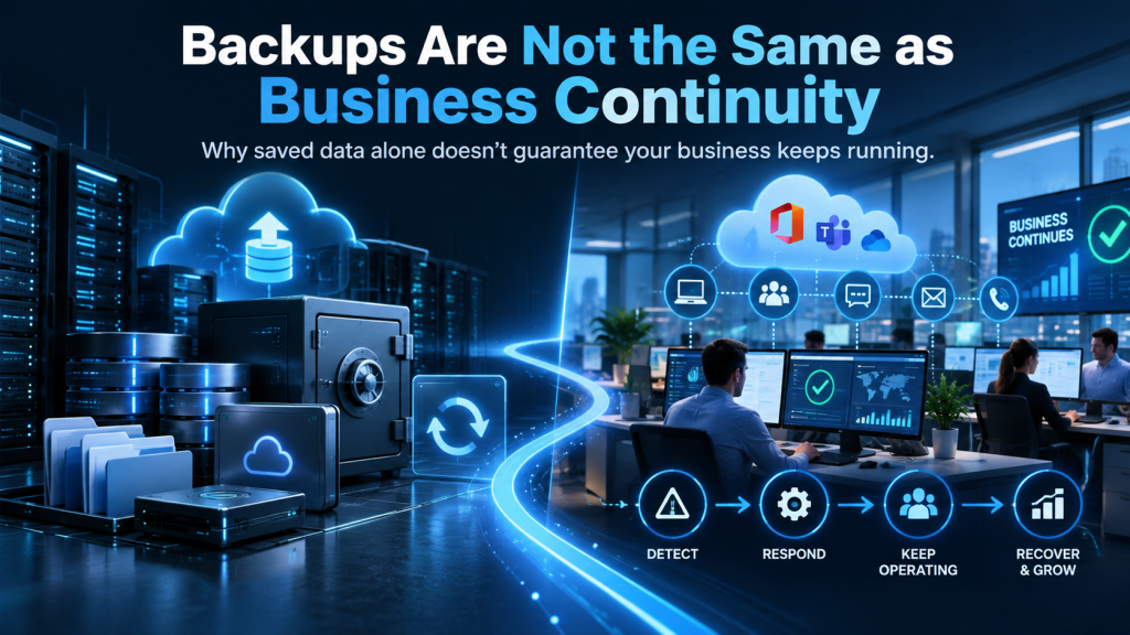 Backups Are Not the Same as Business Continuity