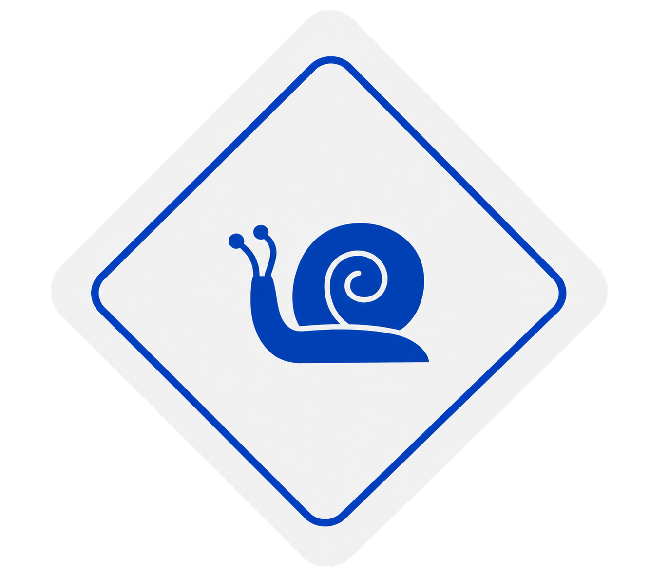 Blue Snail Diamond Emblem
